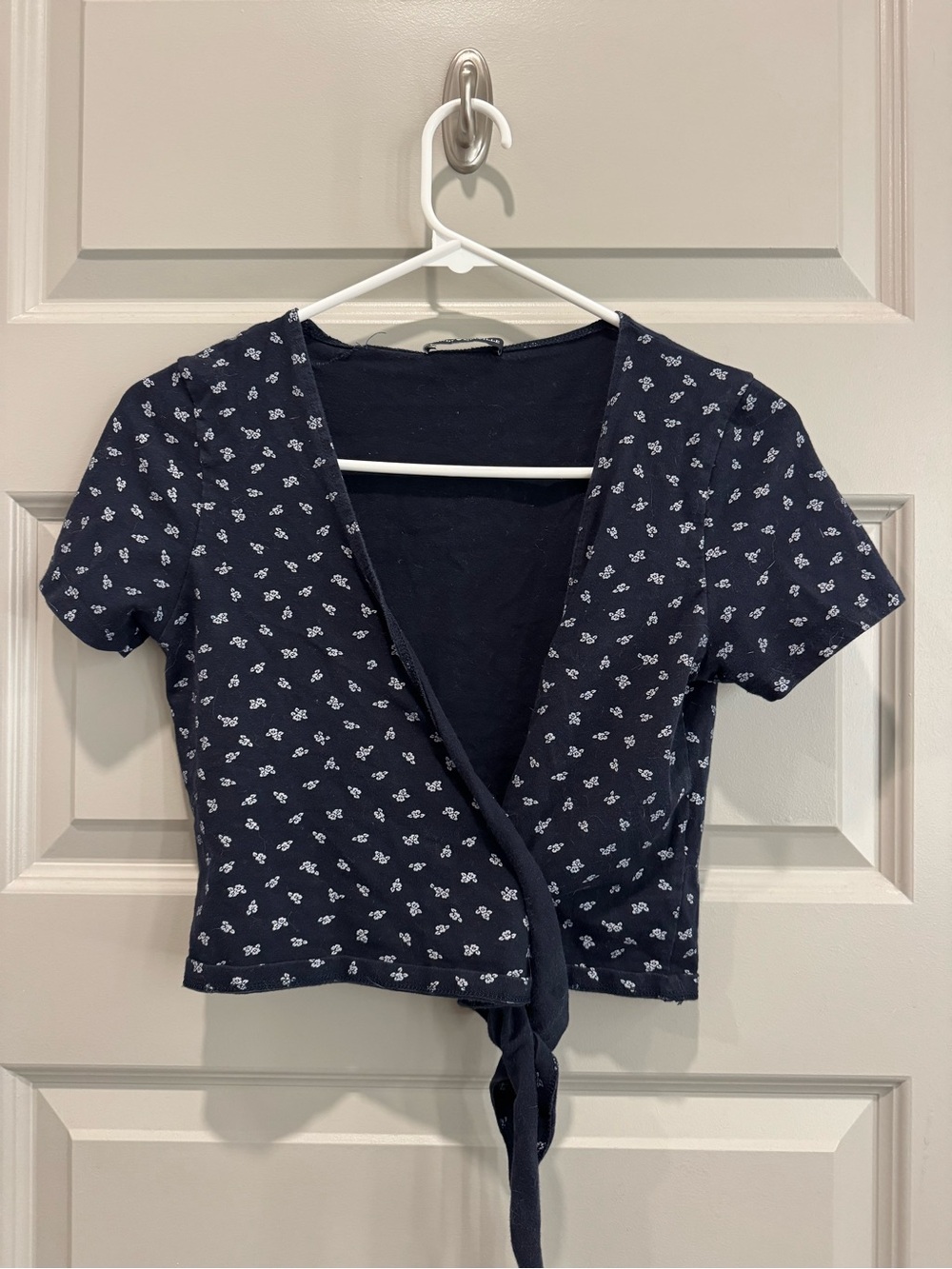 Brandy Melville Floral Wrap Top